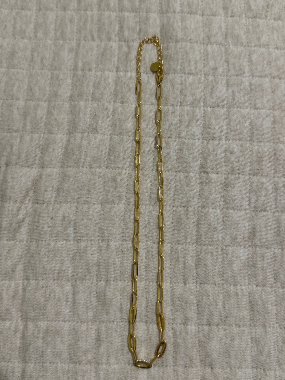 Touchstone Crystal by Swarovski Gold Chain Necklace